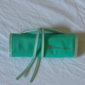 NWT Kendra Scott x Target Travel Organizer Jewelry Roll Mint Green